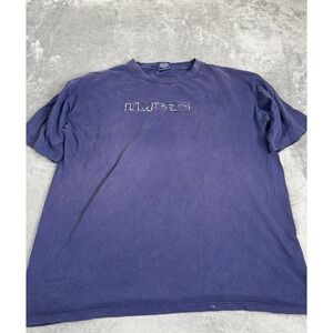 Vintage 90s Umbro Soccer Short Sleeve T Shirt Men's Size 2XL Blue